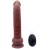 Generique Gode vibrant The Commander 19 x 3.7cm Marron